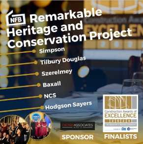 Szerelmey shortlisted for Construction Excellence Awards 2024 - Szerelmey