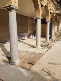 RESTORATION OF GRADE I LISTED COLUMNS AT ST JOHNS COLLEGE, OXFORD - Szerelmey